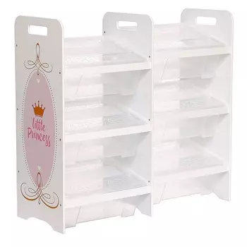 Стеллаж с контейнерами Little princess, ящик 38 × 28 × 14 см