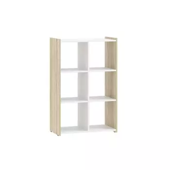 Стеллаж «Симпл», 6843501058 мм, цвет белый/дуб сонома