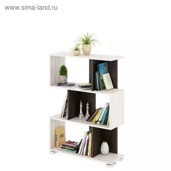 Стеллаж «СЛ-5-3», 750 280 1060 мм, цвет карамель / венге