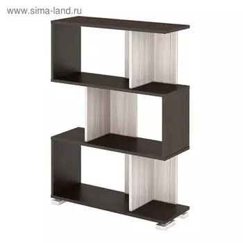 Стеллаж «СЛ-5-3», 750 280 1060 мм, цвет венге / карамель