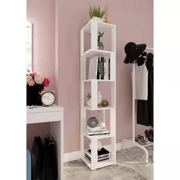 Стеллаж «СТ5», 3303301746 мм, цвет белый шагрень