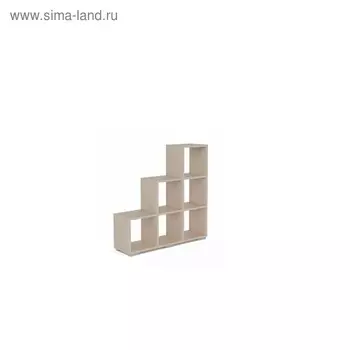 Стеллаж Стильный, 1080х300х1090, Ясень шимо светлый