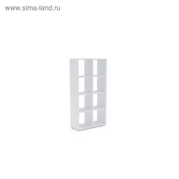 Стеллаж Стильный, 720х300х1430, Белый