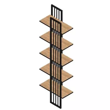 Стеллаж "Тетрис-прямой", 69 х 21 х 150 см