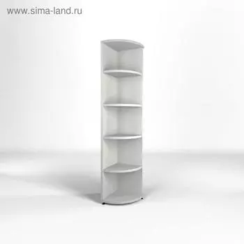 Стеллаж угловой 400*400*2000 Выбеленное дерево