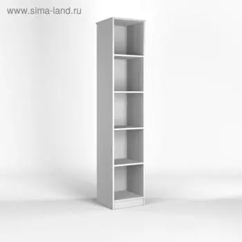 Стеллаж узкий 400*380*1980 Белый