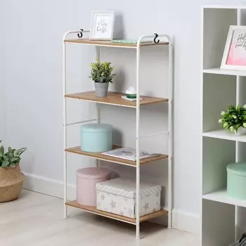 Стеллаж «Валенсия 24W», 65,530120,5 см, цвет белый