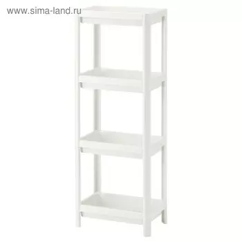 Стеллаж ВЕСКЕН, 36x100 см, белый
