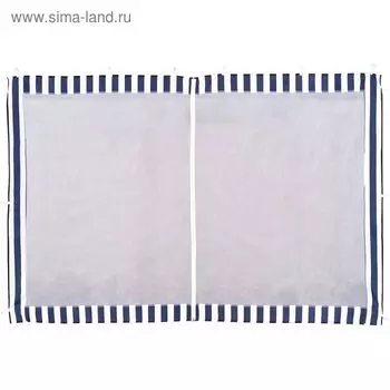 Стенка синяя с москитной сеткой для тента-шатра №4140