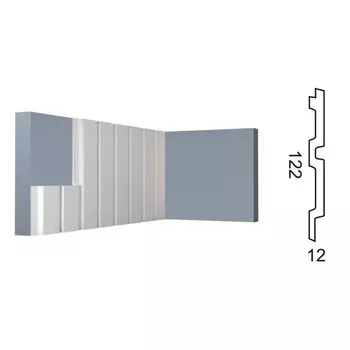 Стеновая панель Kr212SP, 12,2х1,2х270 см