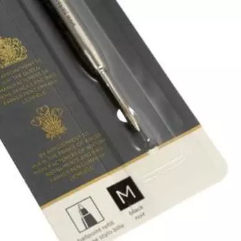 Стержень шариковый Parker Quinkflow Z08 , 98 мм, 0,7 мм, металлический, чёрные чернила