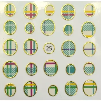 Стикер для ногтей «Жидкий камень», 25