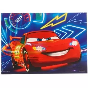 Стикерная мозайка форменная "Быстрее всех", Тачки