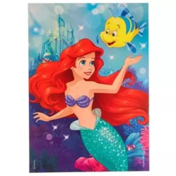 Стикерная мозайка форменная "Русалочка Ариель", Принцессы