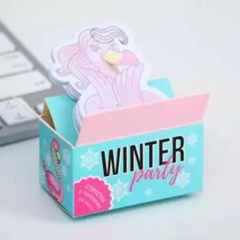 Стикеры в коробочке WINTER PARTY