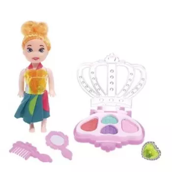 Подарочный набор «Самой стильной», кукла, косметика, аксессуары, МИКС