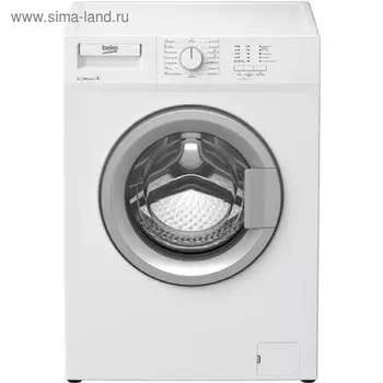 Стиральная машина BEKO WRS 54P1 BSW, класс А, 800 об/мин, 5 кг, бело-серая