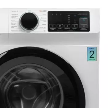 Стиральная машина Centek CT-1920, класс A+++, 1000 об/мин, 6 кг, Inverter, пар, белая