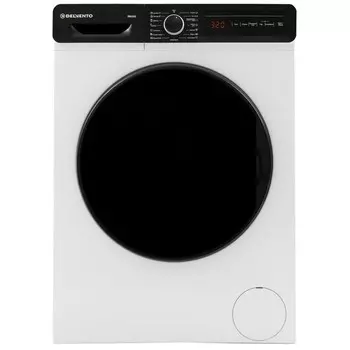 Стиральная машина DELVENTO VW42653, класс А+++, 1200 об/мин, до 6 кг, с паром, бело-чёрная 1030459