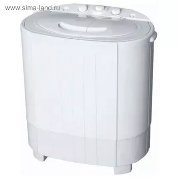 Стиральная машина "Фея" СМП 60 Н, класс В, 1300 об/мин, 6 кг, бело-серая