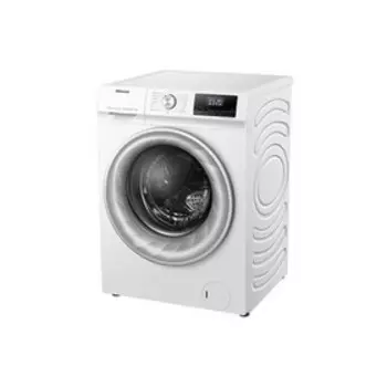 Стиральная машина Hisense WFQY7014V, 1400 об/мин, до 7 кг, бело-чёрная