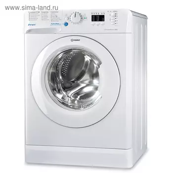 Стиральная машина Indesit BWSA 61051, класс А, 1000 об/мин, 6 кг, белая
