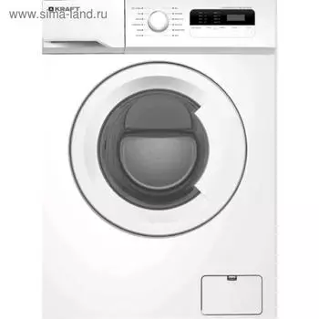 Стиральная машина Kraft KF-MD 6102 SW, класс А++, 1000 об/мин, до 6 кг, дисплей, белая