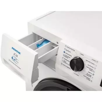 Стиральная машина Renova WAF-6010M1, класс А++, 1000 об/мин, до 6 кг, белая