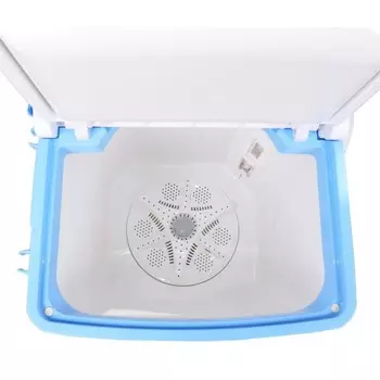 Стиральная машина "Ренова" WS-65PЕ,1350 об/мин, 6.5 кг, бело-голубая