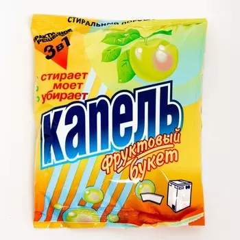 Стиральный порошок "Аист - Капель Фруктовый букет", 100 г
