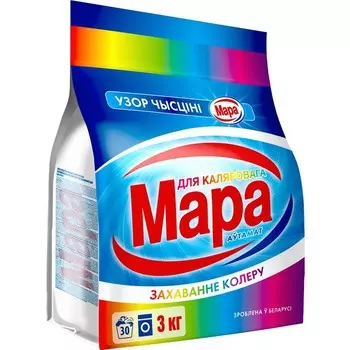 Стиральный порошок Мара Узор Чысціні 4в1, автомат, 3 кг