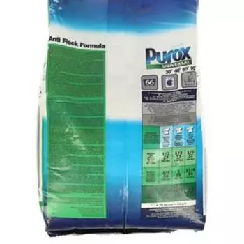 Стиральный порошок Purox Universal, универсальный, 5.5 кг