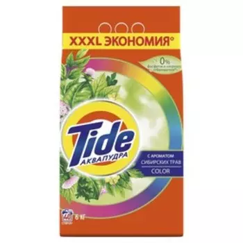 Стиральный порошок Tide Color "Сибирские травы", автомат, 6 кг