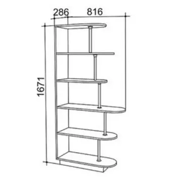 Стойка 1 Дуб млечный