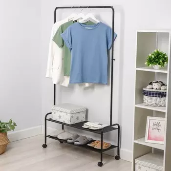 Стойка для одежды «Валенсия 32М», 91,530162 см, чёрная