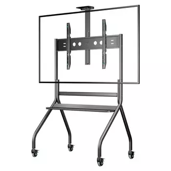 Стойка для телевизора Onkron TS2080 черный 60"-120" макс.150кг напольный мобильный