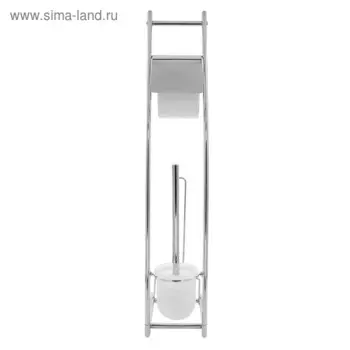 Стойка напольная для туалета Fabio, цвет хром