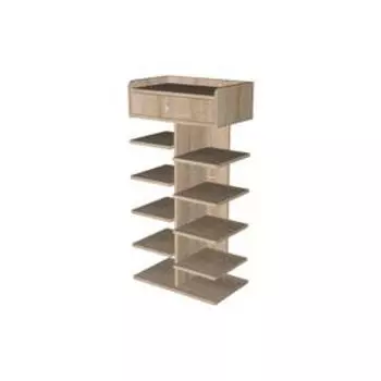 Стойка под обувь, 500 300 1000 мм, цвет дуб сонома