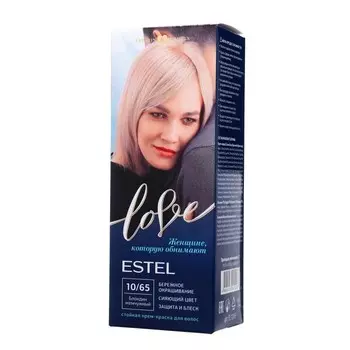 Стойкая крем-краска для волос ESTEL LOVE блондин жемчужный