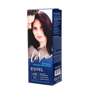 Стойкая крем-краска для волос ESTEL LOVE спелая вишня