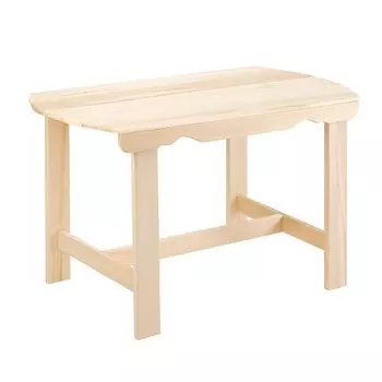 Стол, 1206373см, из липы, с закругленными краями