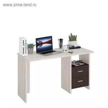 Стол, 1300 600 770 мм, цвет карамель/венге