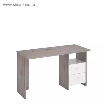 Стол, 1300 600 770 мм, цвет нельсон/белый