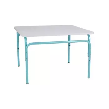 Стол детский растущий «Фея. Мой малыш», группа 0-1, 700400(460)х700 мм, цвет белый/лазурный