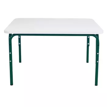 Стол детский растущий «Фея. Мой малыш», группа 0-1, 700400(460)х700 мм, цвет белый/зеленый