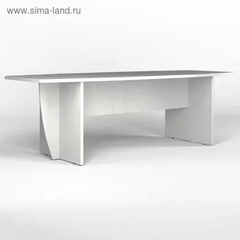 Стол для переговоров 2300*900*750 Выбеленное дерево