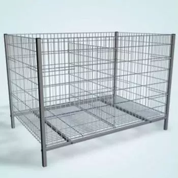 Стол для распродаж 1200800800, глубина корзины 400, цинк