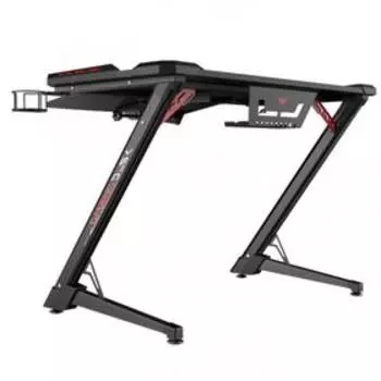 Стол игровой Eureka Z1-S Pro c RGB подсветкой, черный