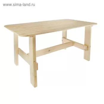 Стол к набору "Дачный" 140 см, натуральная сосна