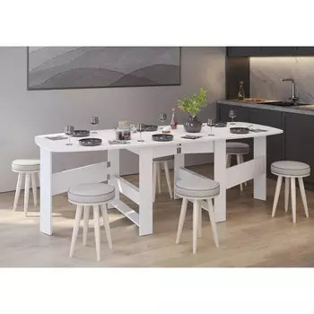 Стол-книжка, 300/1700/2280880740 мм, цвет белый